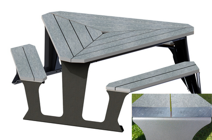 Picknicktafel Triangle Gerecycled Kunststof