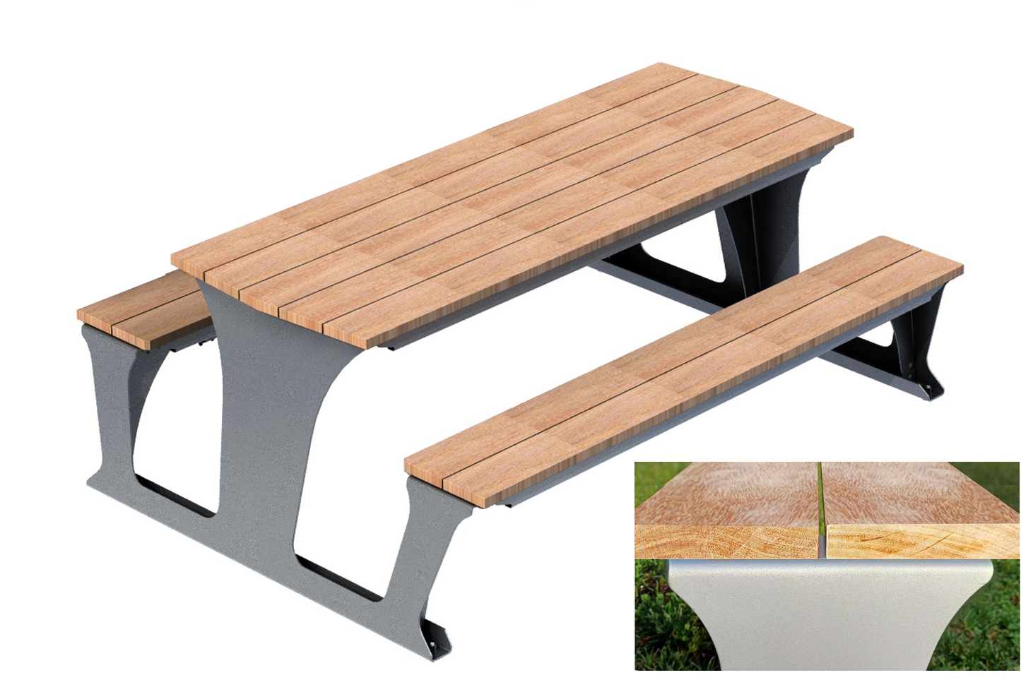 Picknicktafel Straight