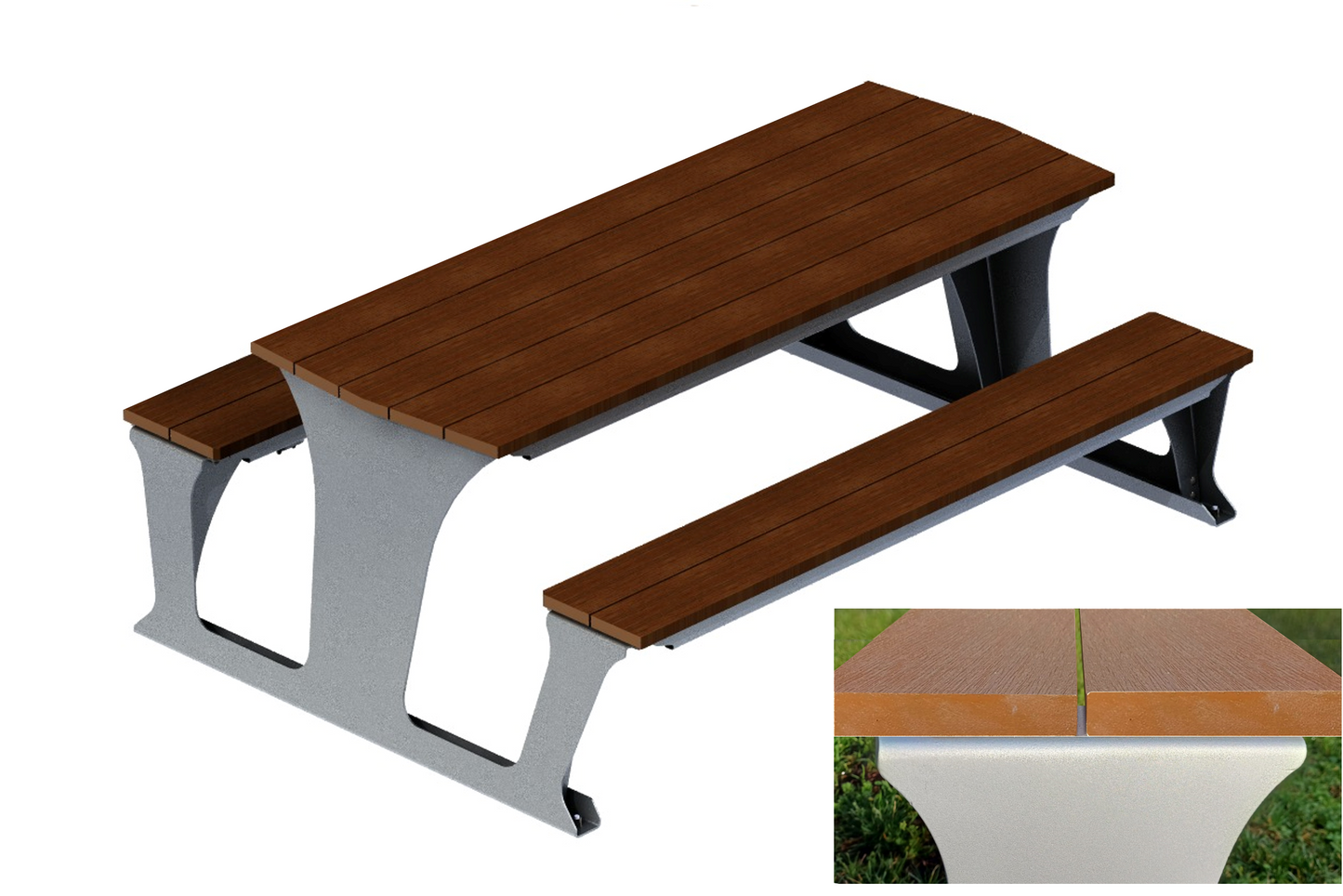 Picknicktafel Straight